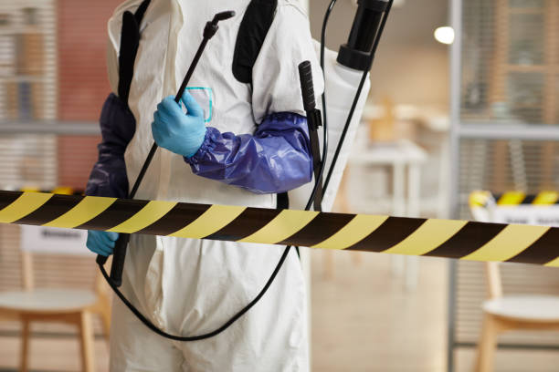 Professional Blood Cleanup technician working in Huntington, AR